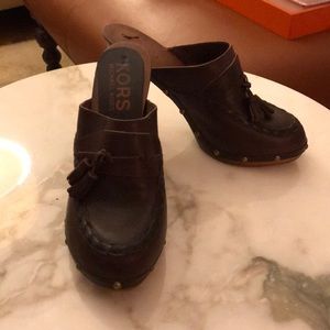 Brown Clog with Tassels